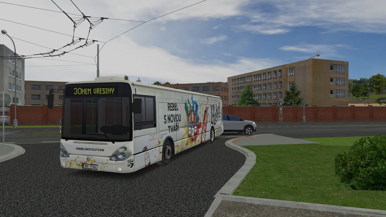 SIMT MHD - Linka 30 Irisbus Citelis DPMHK #164 + Hlášení Hradec