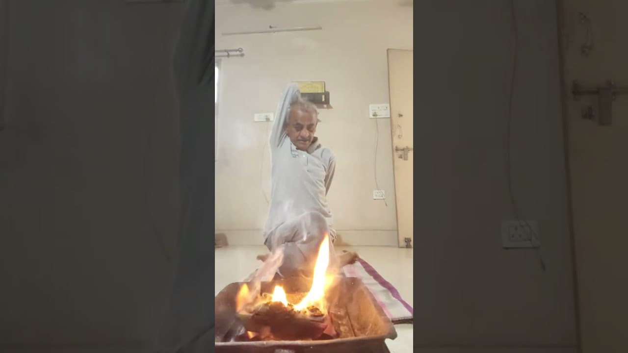 करें गौमुख आसन प्राणायाम व यज्ञ के साथ मिटाएं😷😷😷 पेट आदि सभी रोग