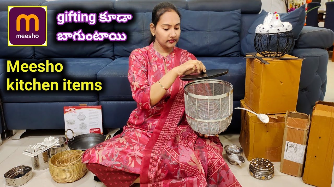 Meesho kitchen Useful products😍 Video అస్సలు Miss కావద్దు🛍️అన్ని Linksతో detailed గా ఇచ్చాను #meesho