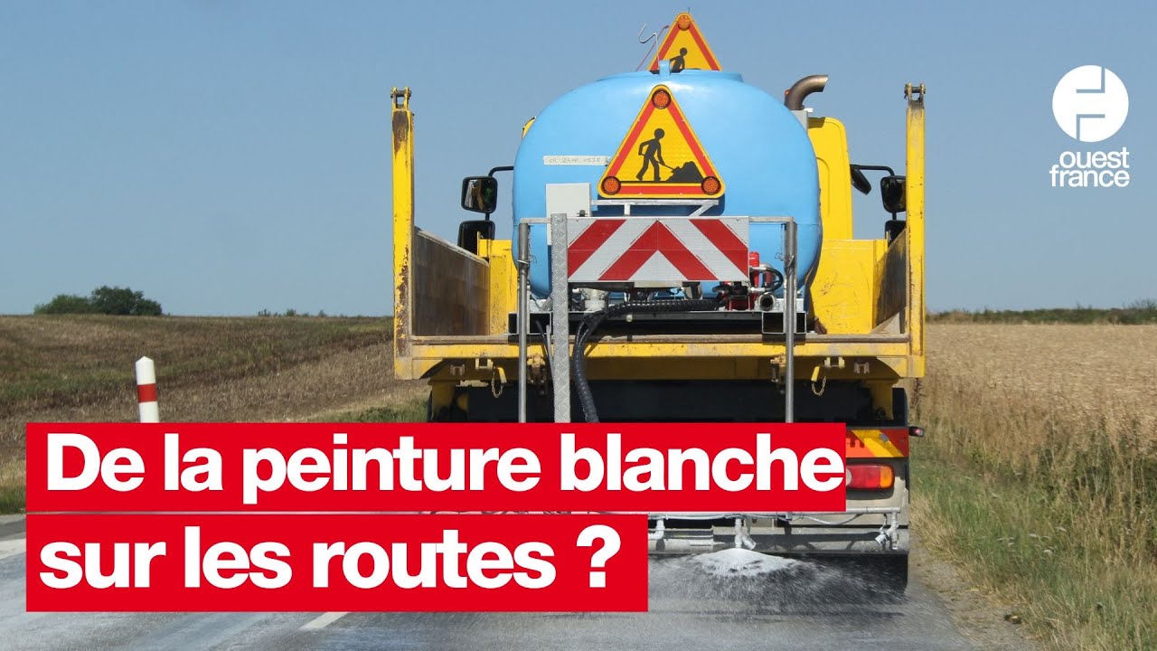 Pourquoi certaines routes sont-elles blanches depuis les fortes chaleurs ?