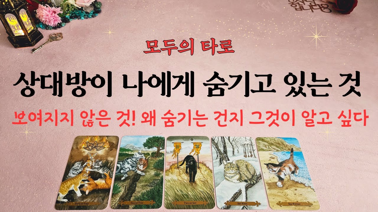 [타로] 상대방이 나에게 숨기는 것들! 마음속에 비밀 파헤쳐 보기!