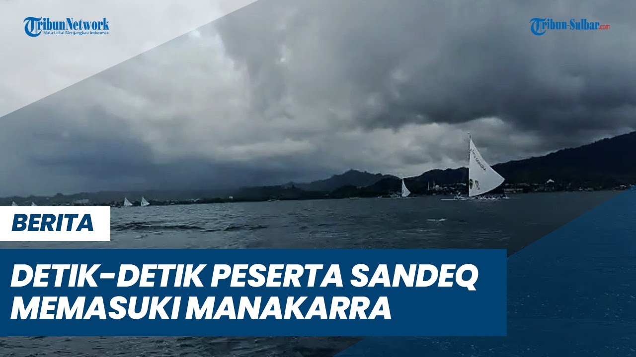 Detik-detik Para Peserta Festival Sandeq Memasuki Kawasan Pantai Manakarra