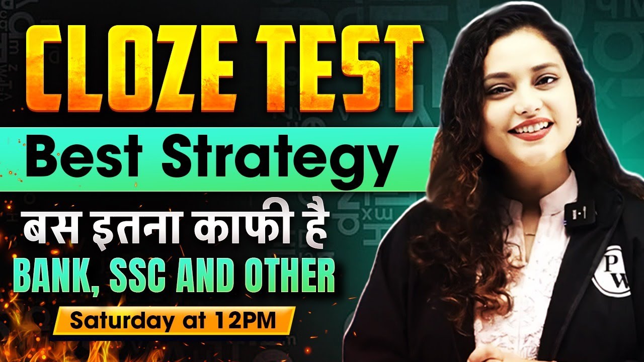 Cloze Test Marathon Class for Banking, SSC and Other Competitive Exams | by Rupam Ma'am