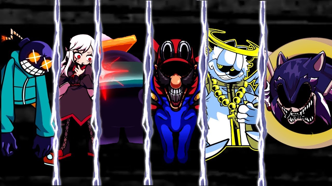 All Stars Act 4 but Ultra M mimics covers | FNF Mario Madness v2