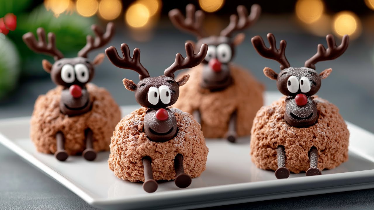 Das weihnachtlichste Dessert: &bdquo;Die Rentiere des Weihnachtsmanns&ldquo; &Uuml;berraschen Sie Ihre G&auml;ste!