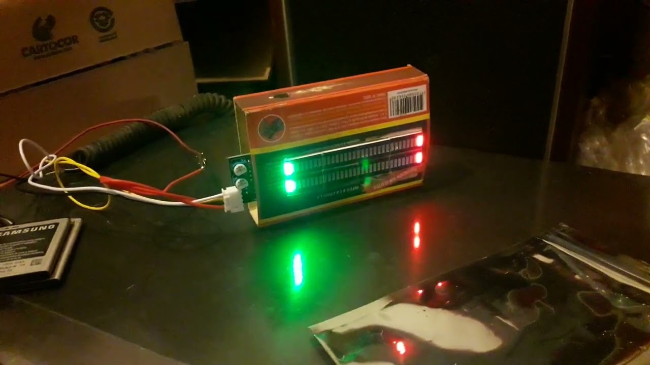 Vumetro Digital 32 leds con varios modos