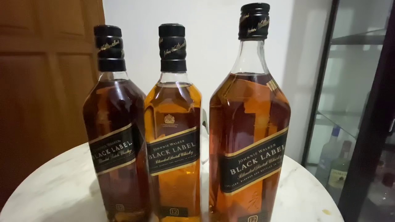 Johnnie walker black label fake vs ori