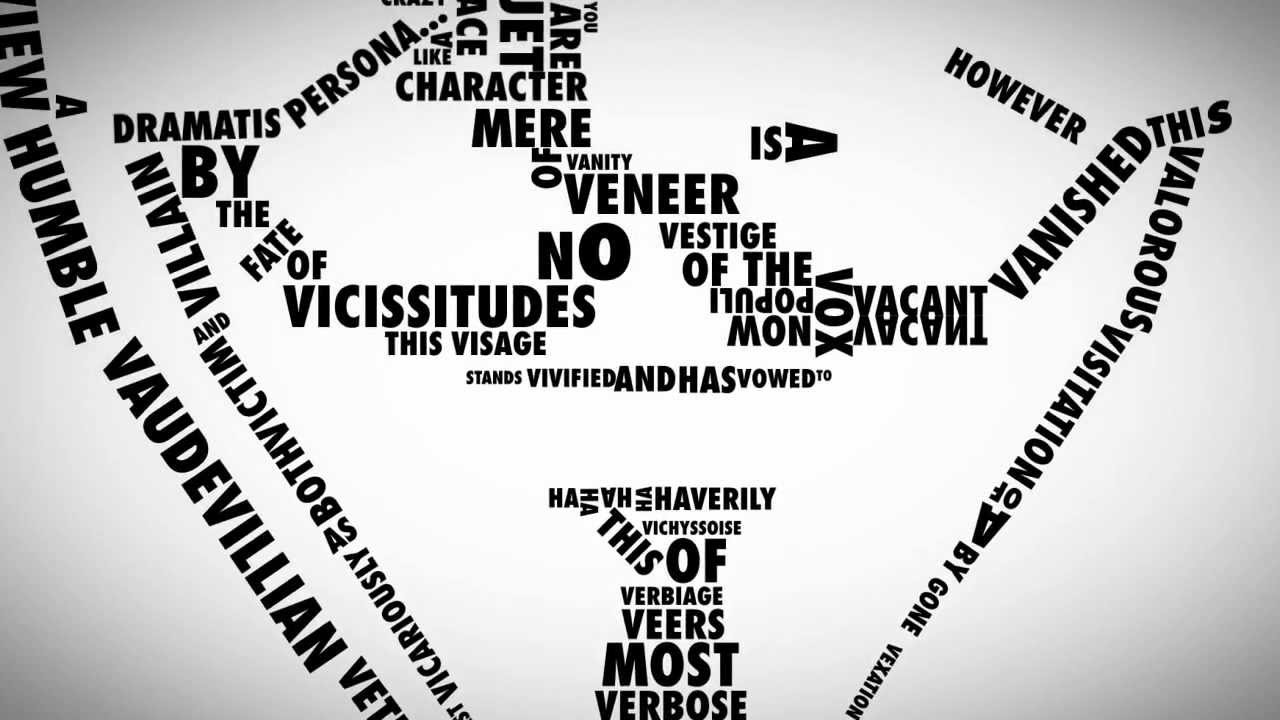 V For Vendetta - Kinetic Typography