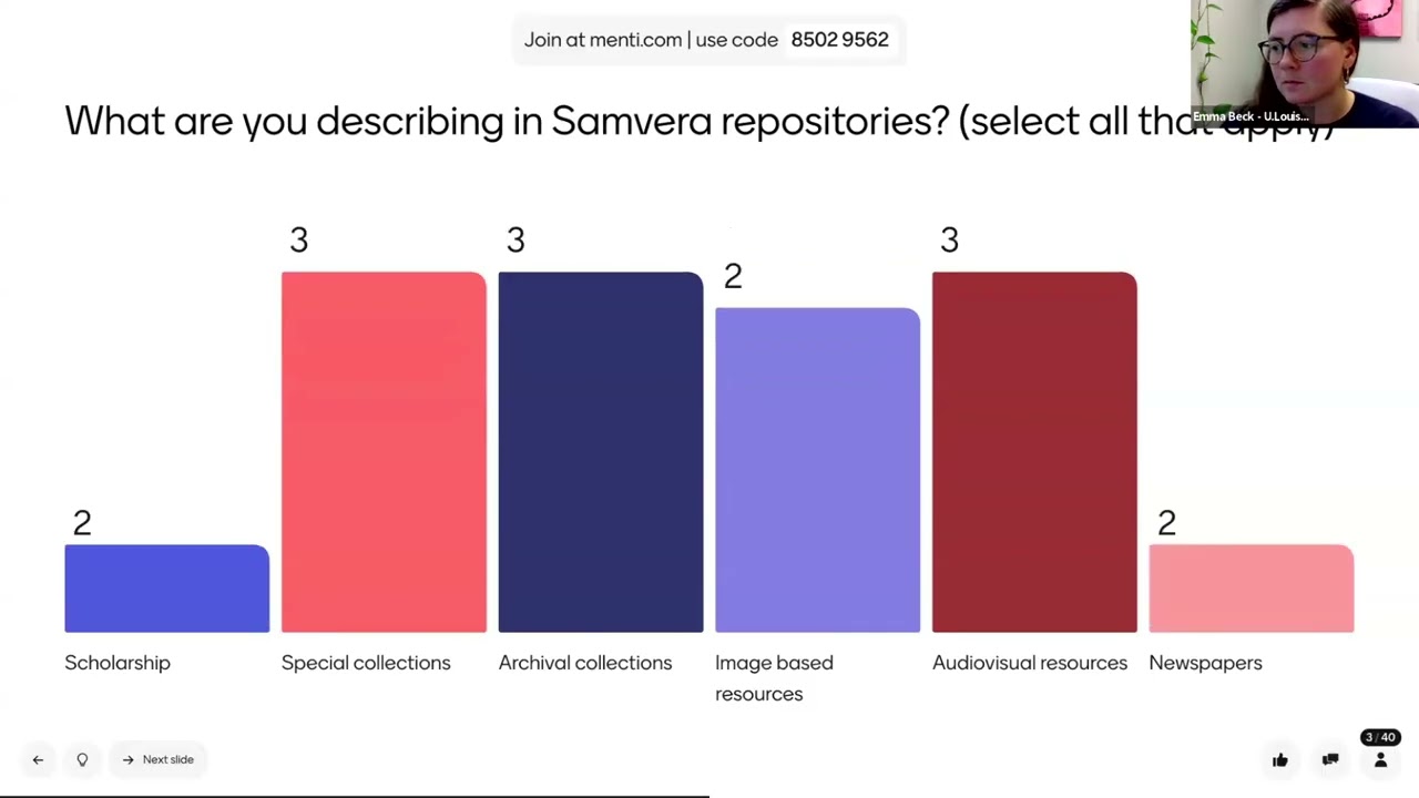 Samvera Metadata Interest Group Update October 2025