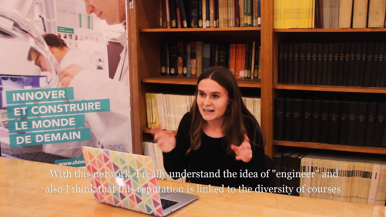 L&eacute;a came to Chimie ParisTech to study chemistry and biology (2019)