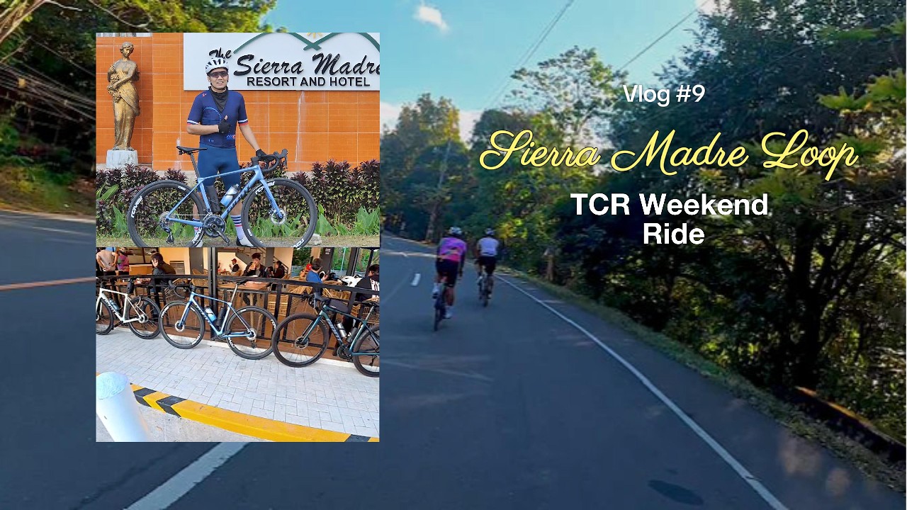 Cycling vlog#9 | Giant TCR | Sierra Madre Loop with friends