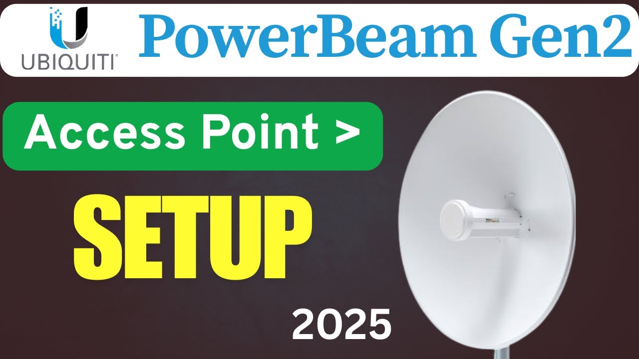 Ubnt PowerBeam Gen2 Access Point Configuration | How To Setup AP Mode PowerBeam Gen2#ubnt
