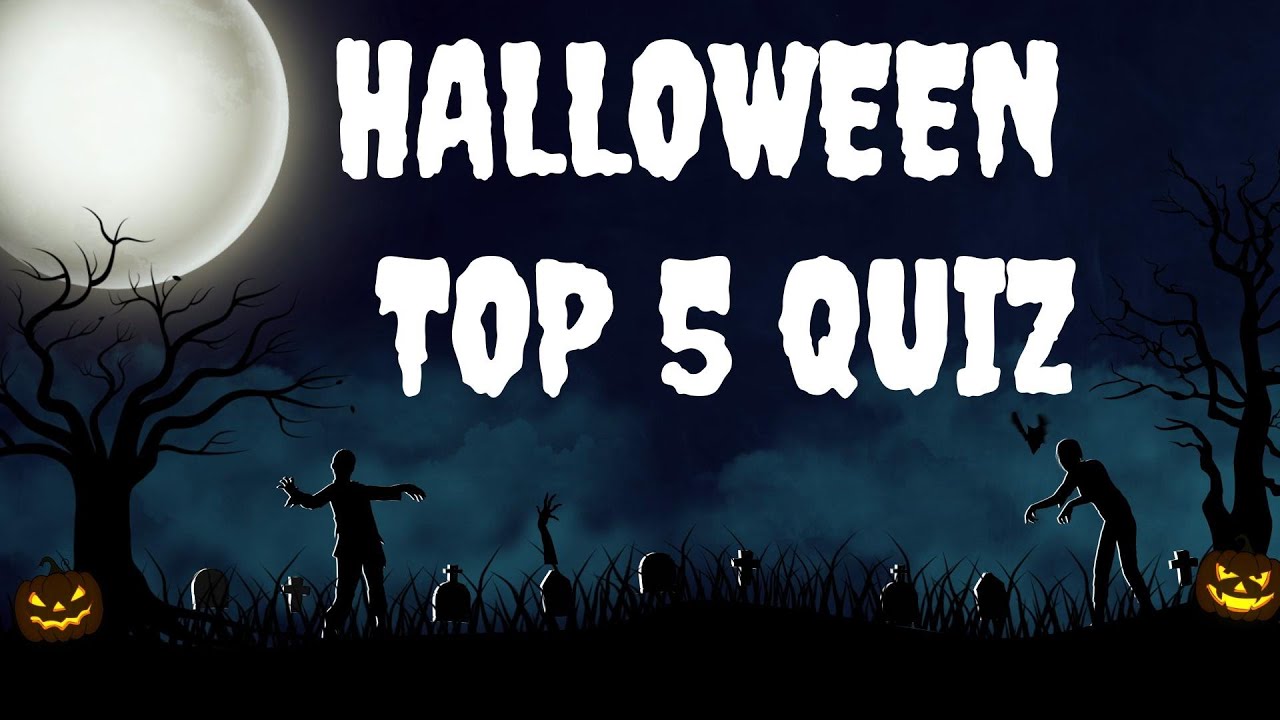 Top 5 Halloween Quiz 👻 | Fun Game for Kids and Families. ESL Friendly