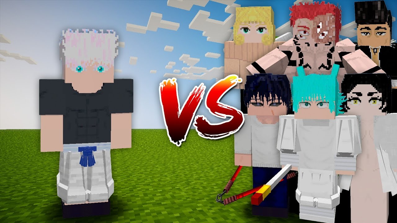 Satoru Gojo (No Infinity) vs Reincarnated Sorcerers ll