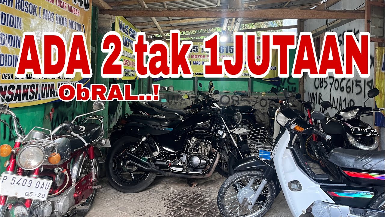 ❌❌TERJUAL❌❌BARU MASUK MOTOR TUA JADUL ADA DISINI BISA BUAT KEPASAR SAWAH TEGAL DAN KOTA ANDA..‼️