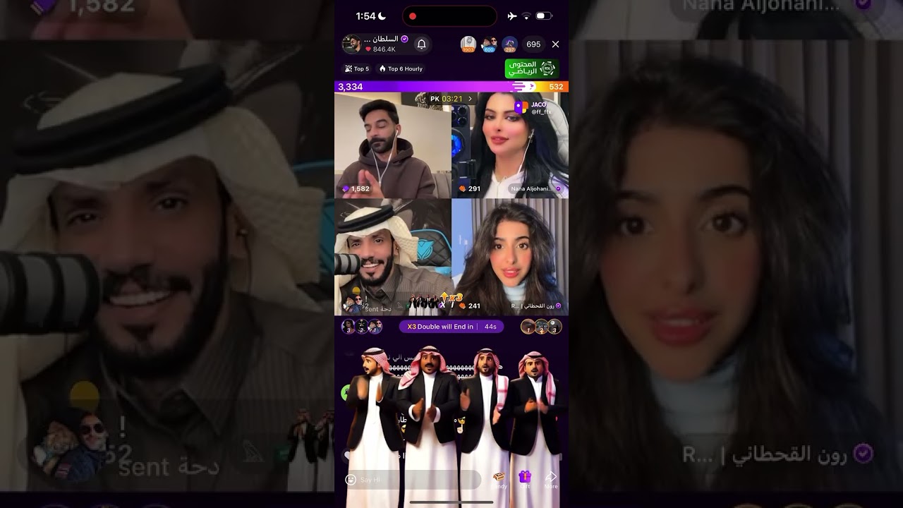 جوله السلطان خالد مع & عقاب الشمري و & نانا و & رون القحطاني #السلطان_خالد 