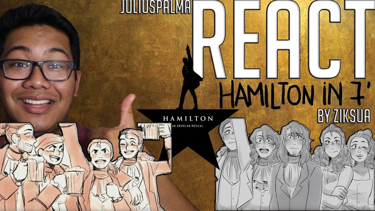 JULIUS REACTS: Hamilton in 7 Minutes - Animatic (Ziksua)