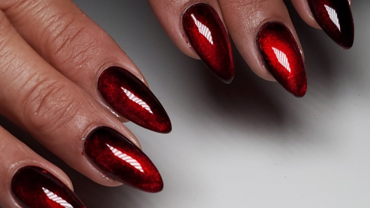HOW TO : RED CHROME NAILS | GELX |  @LORENAAGUIRRE_
