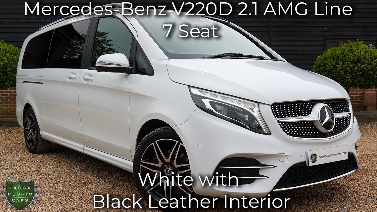 Mercedes-Benz V220D 2.1 AMG Line 7 Seat registered in the UK November 2024(72 Reg) finished in White