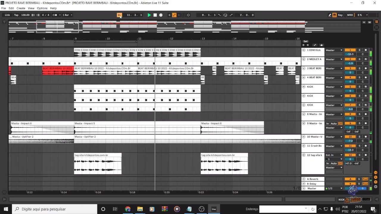 💲 PROJETO &Agrave; VENDA - FUNK RAVE BERIMBAU - ABLETON LIVE 11