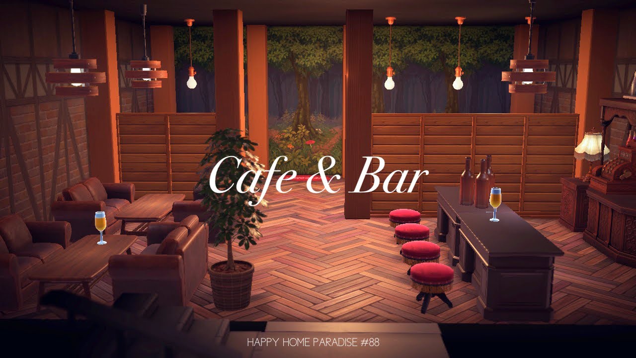 【あつ森】クロコの別荘〜森の中のカフェ＆バー〜|ハッピーホームパラダイス＃８８【ハピパラ】