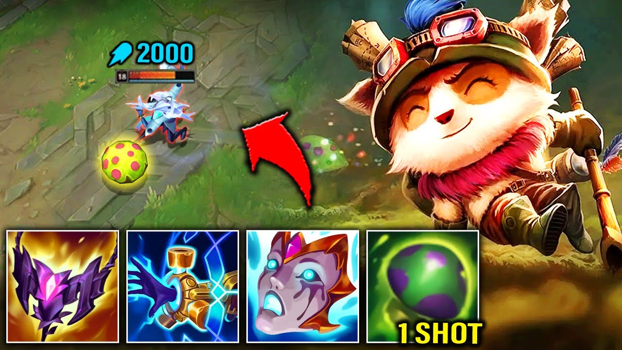 The Deadliest Teemo build ever turns Shrooms into Literal Death Traps