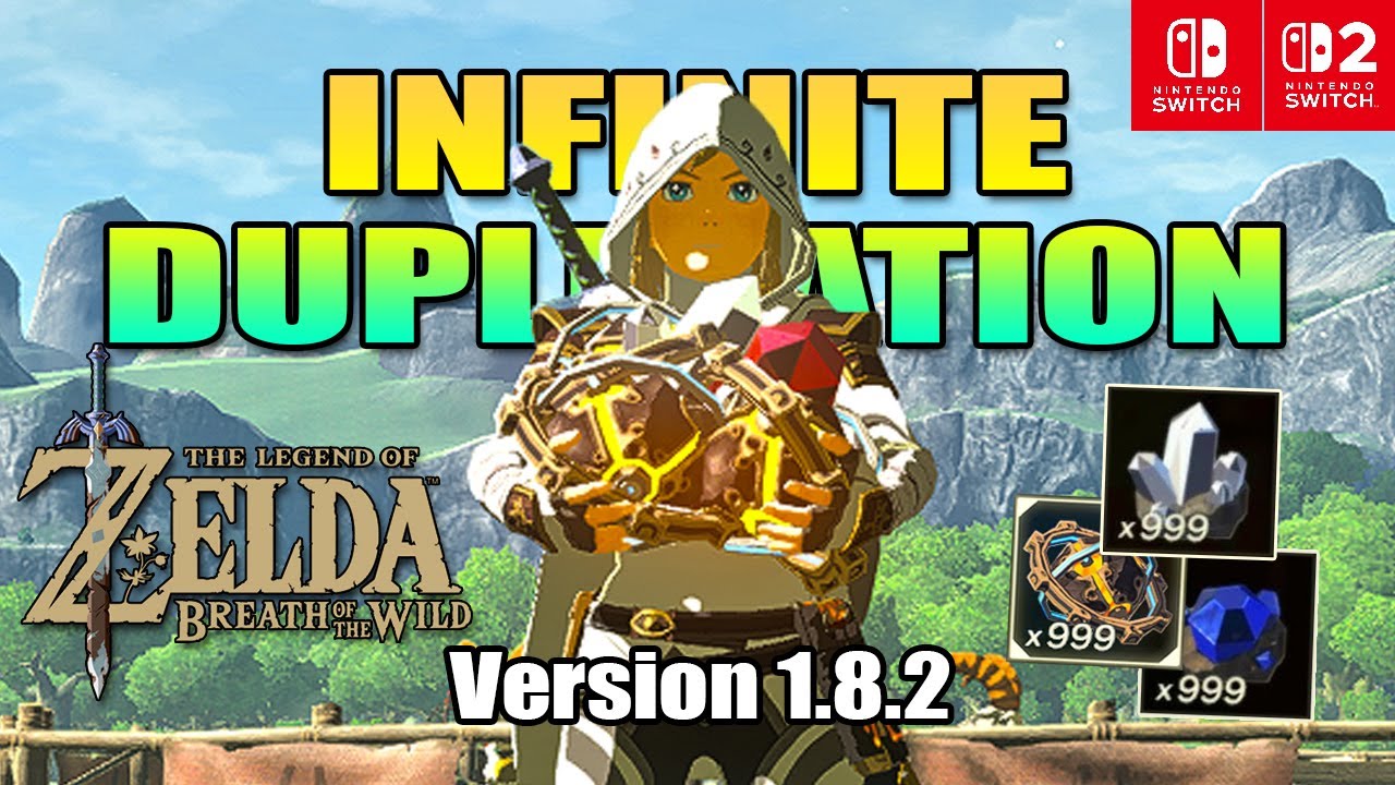 The QUICKEST Item Duplication Glitch for ALL VERSIONS of Breath of the Wild | Version 1.0.0-1.8.2
