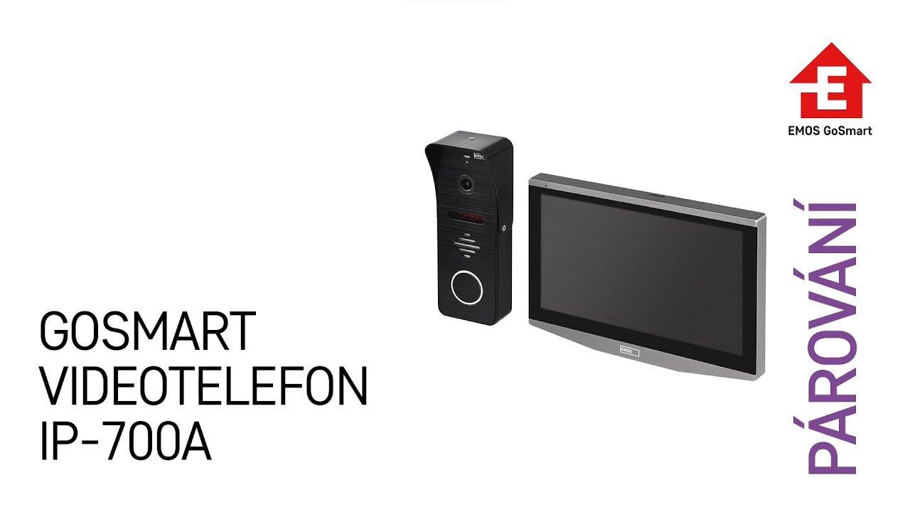 P&aacute;rov&aacute;n&iacute;: GoSmart videotelefon IP-700A | EMOS H4010