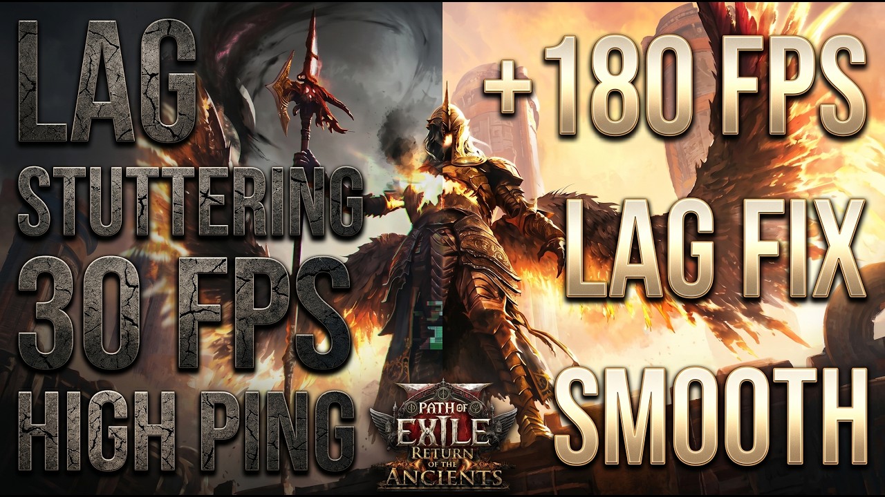 Path of Exile 2 Return of the Ancients - BEST Settings to FIX Lag, Stutter & BOOST FPS (2026 Guide)