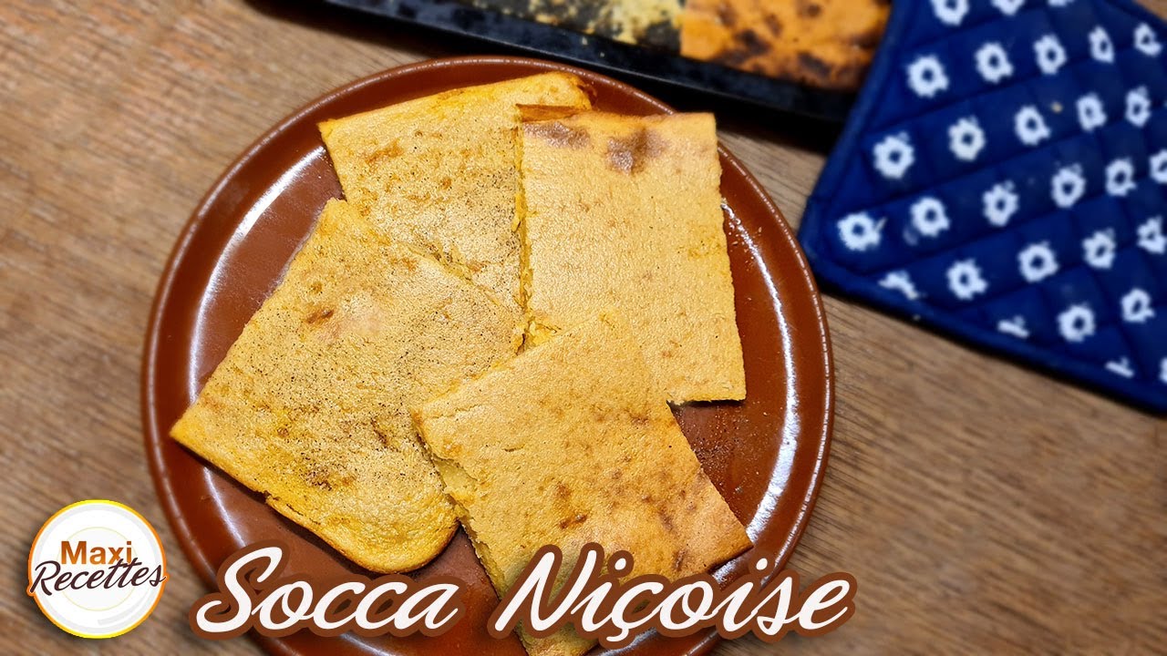 Socca Niçoise Recette Galette de Pois Chiches Facile et Rapide