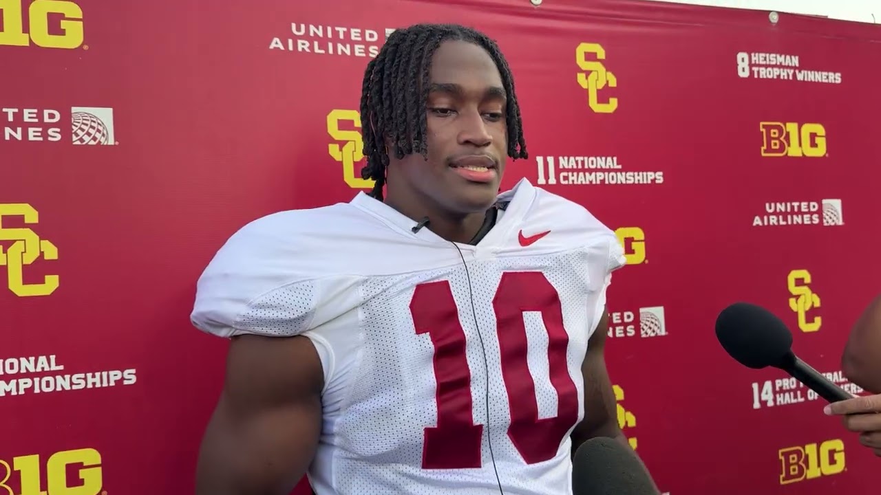 USC DE Braylan Shelby talks about resigning, bowl practices, and more