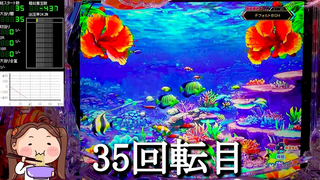 Pスーパー海物語IN沖縄6【沖海6】パチンコライブ配信 海物語ライブ生配信 こあげホール実践実機配信 『あげ実揚げ放題 ++346 海物語Live』