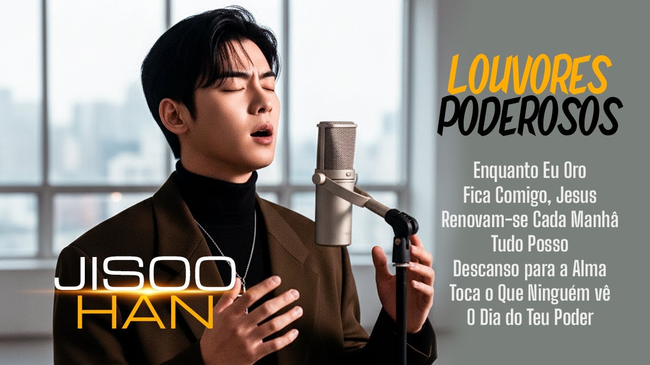 JISOO HAN 🎶 ENQUANTO EU ORO | Sinta a Presença do Jesus 🙌✨