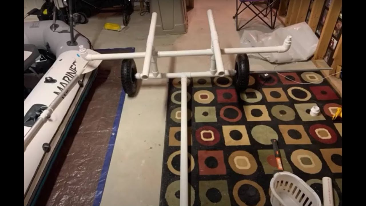 Intex Mariner 4 - Building a PVC Boat Dolly