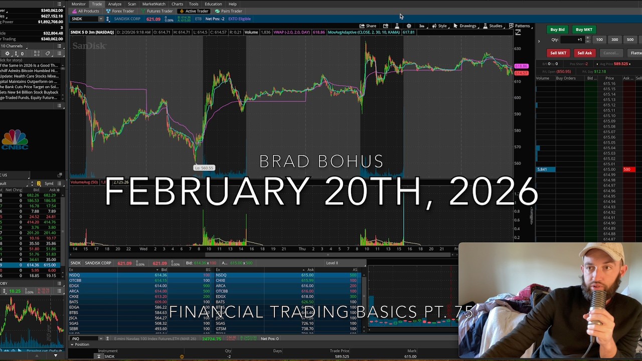 Trade Vlog | February 20th, 2026 | FTB Pt. 75
