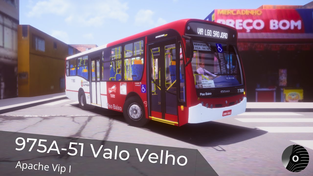 975A-51 VALO VELHO com o APACHE VIP I (Agrale MT 12.0 LE CA) da TRANSKUBA! Proton Bus Simulator
