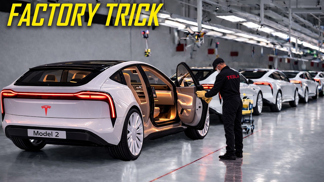 Почему Tesla может продавать Model 2 так дёшево? Секрет успеха на заводе.