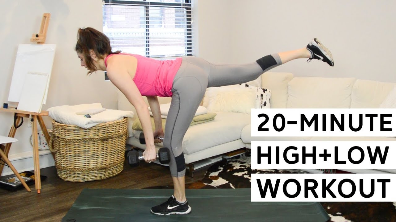 High Intensity + Low Impact Workout (Tabata + Weight Circuit)