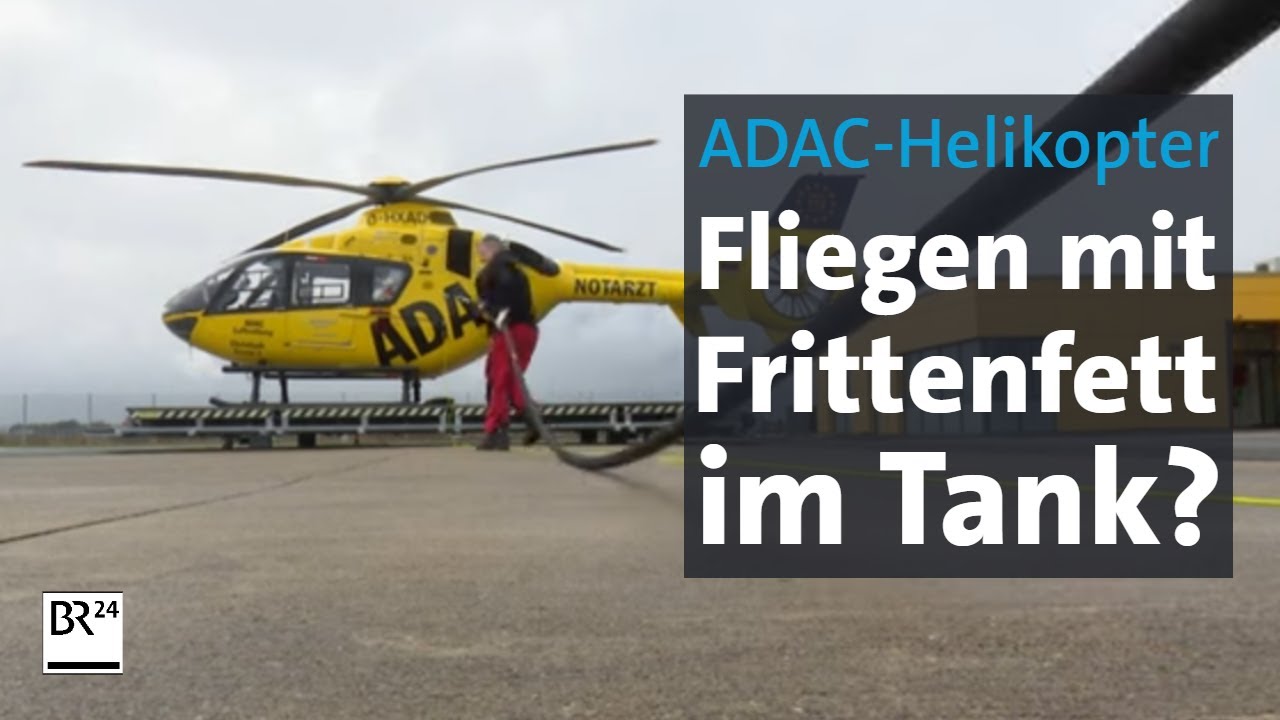Rettung mit dem ADAC-Hubschrauber: Abheben mit Fritten-Öl im Tank? | Abendschau | BR24