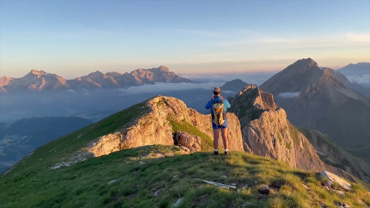 lever de soleil au sommet de raz de bec