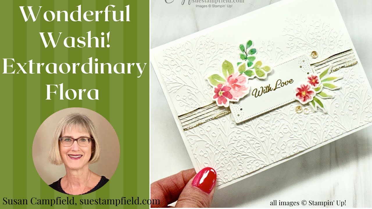 Wow! Gorgeous Cards with Washi Tape! Extraordinary Flora Cards