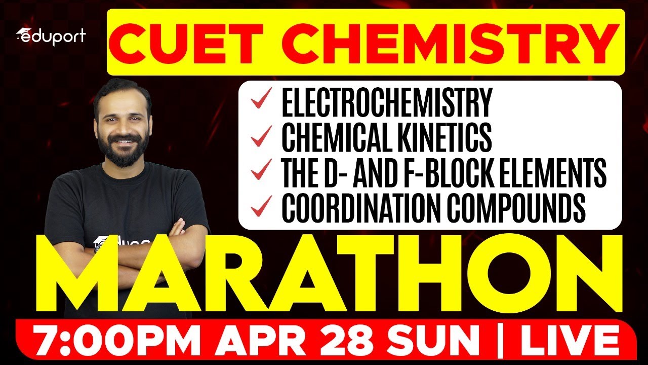 CUET 2024 - Chemistry | CUET Chemistry Marathon - 1| Eduport CUET