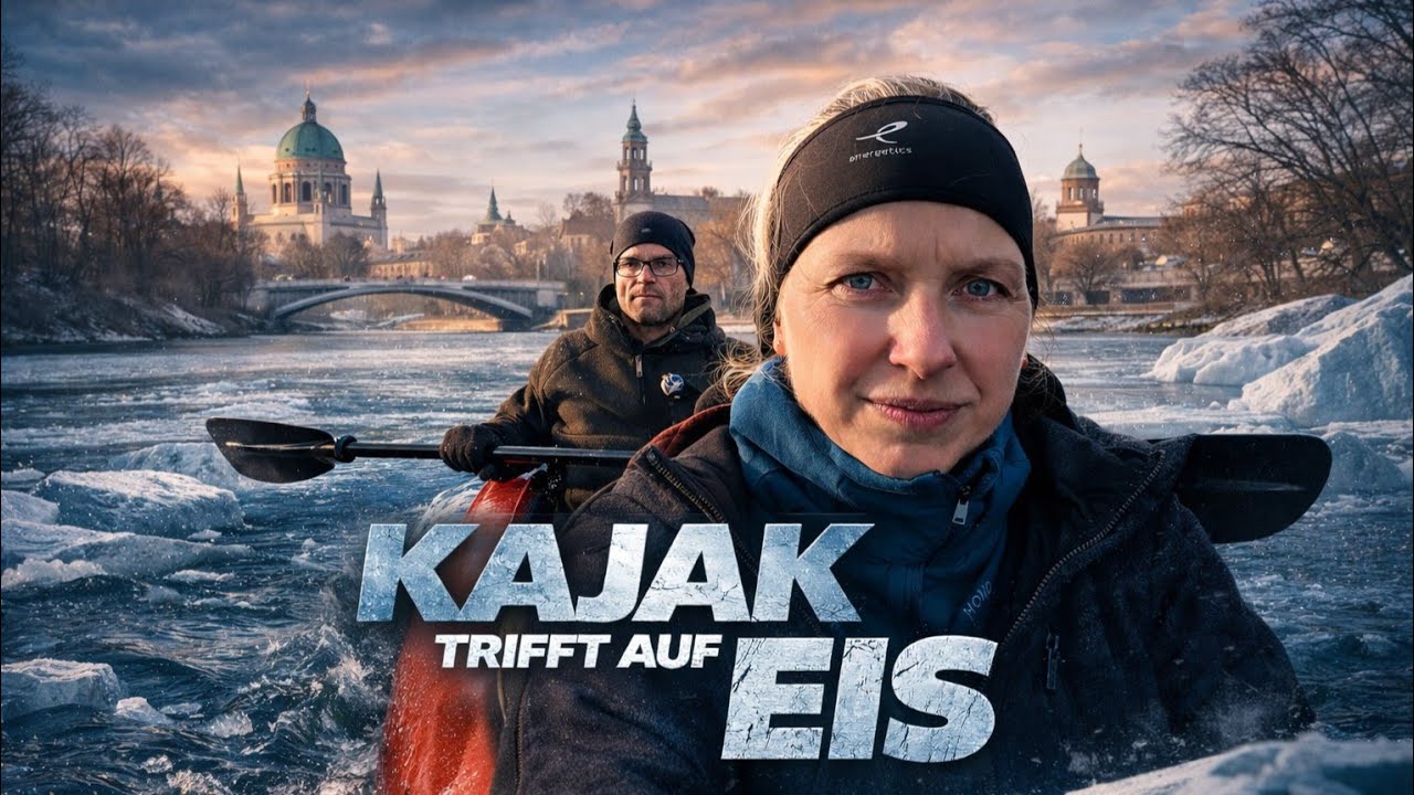 Unser Kajak wird zum Eisbrecher 🤣