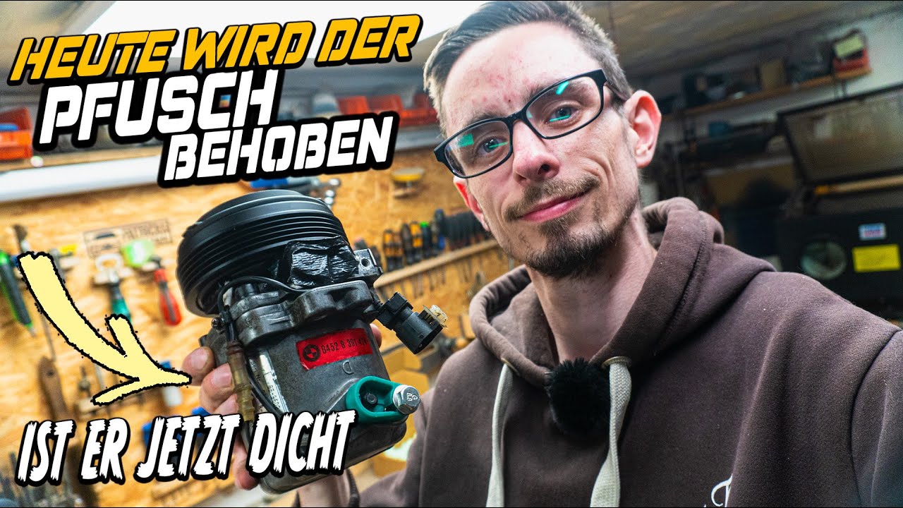Air conditioning compressor update | The botched job will be fixed today 😂🙊
