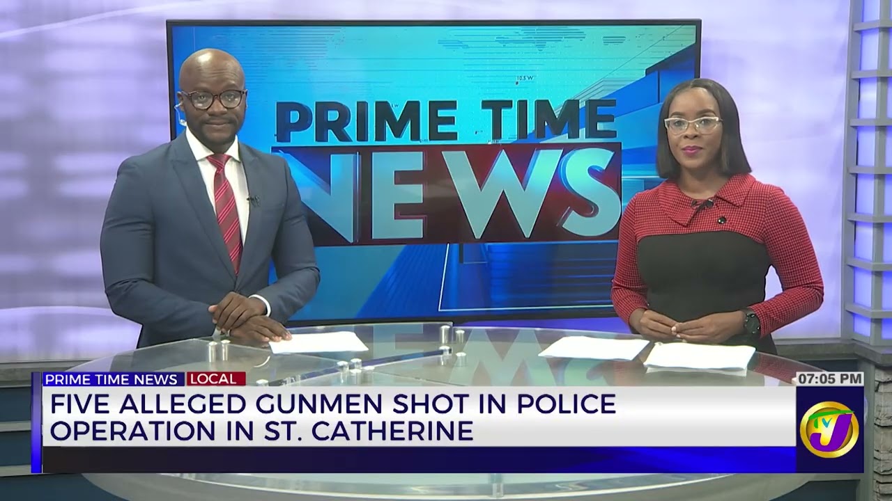 Five Alleged Gunmen Shot In Police Operation In St. Catherine | TVJ News