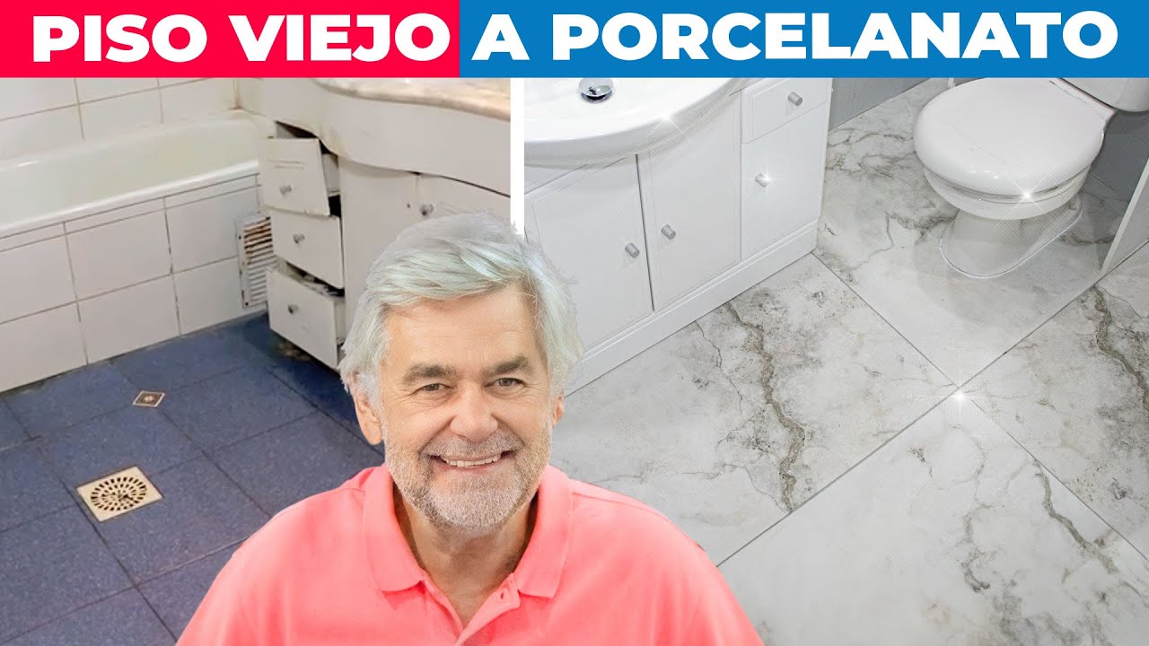 Cómo instalar porcelanato en el piso de un baño