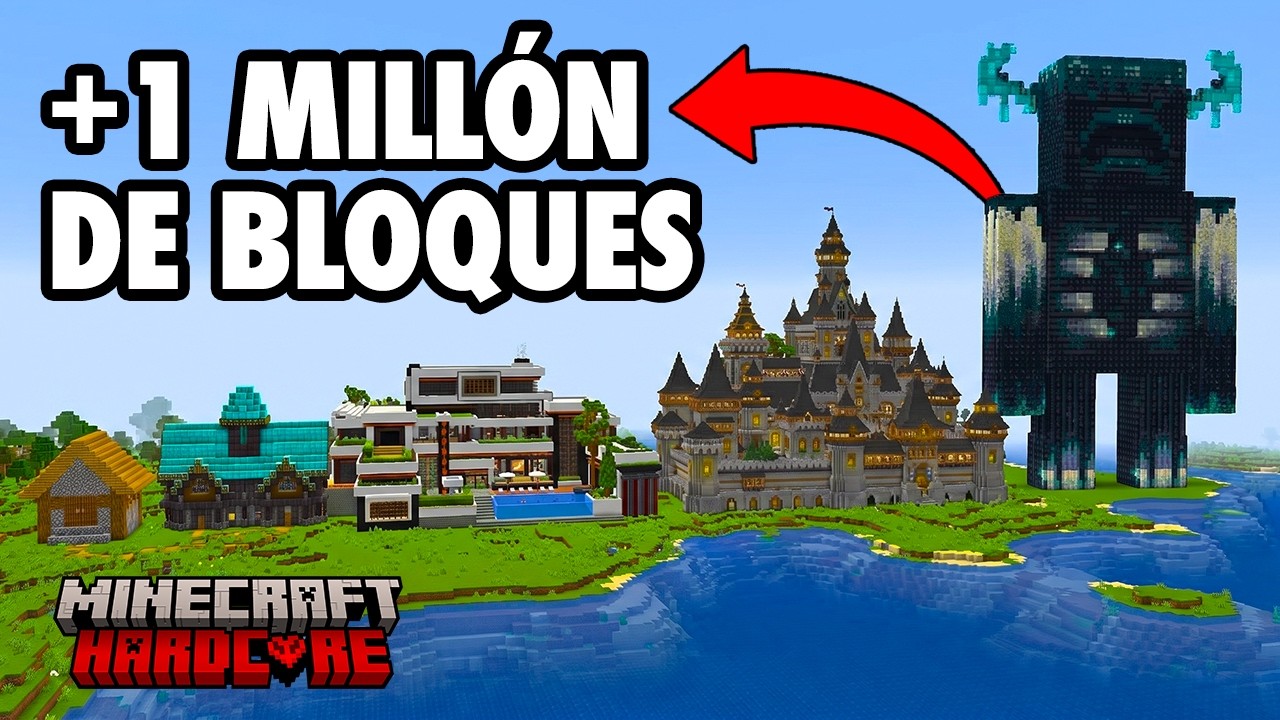 Mis MAYORES Construcciones en Minecraft Hardcore