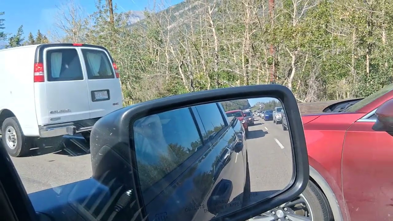 Traffic Congestion on Trans Canada Highway. August 25, 2025. 