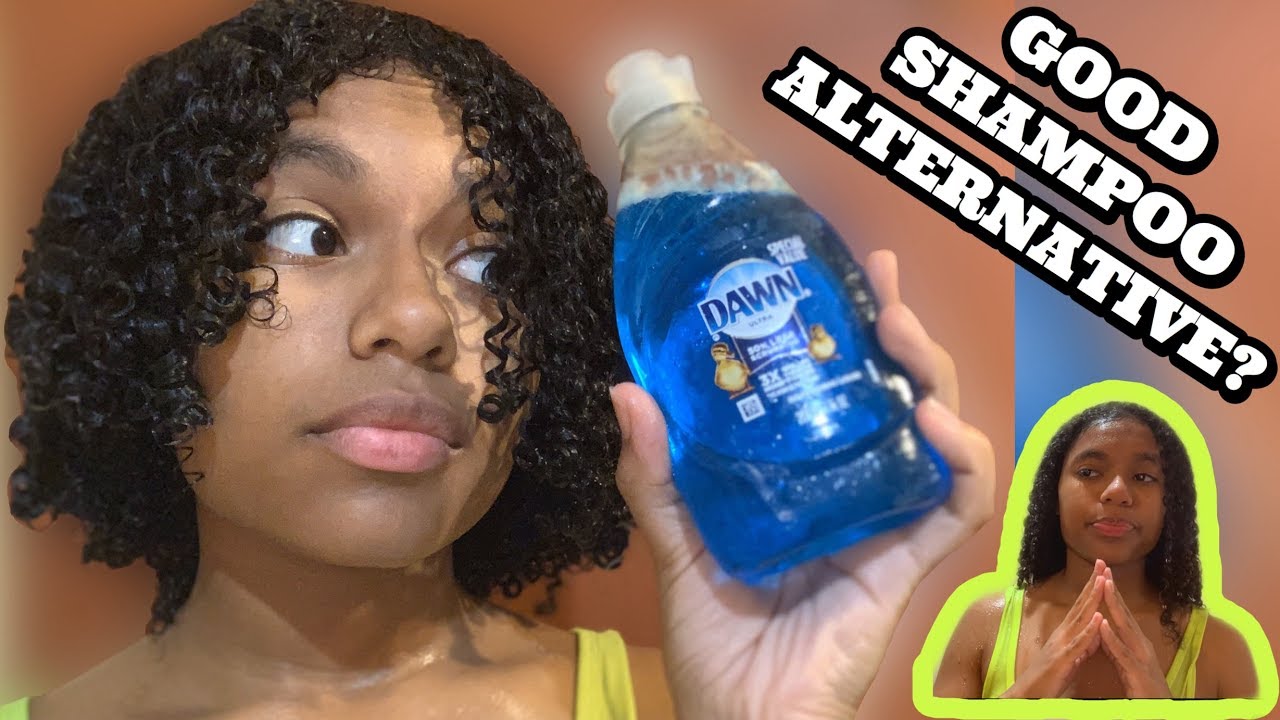 USING DAWN DISH SOAP ON MY NATURAL CURLY  HAIR