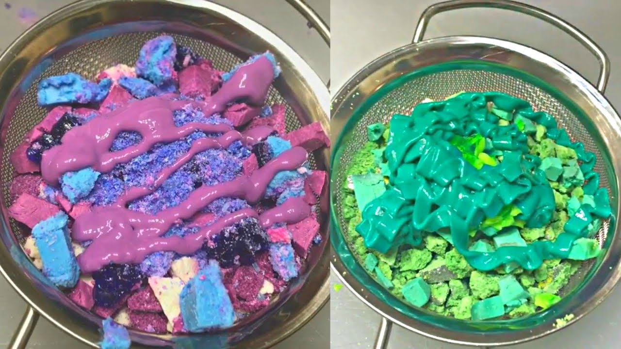Cutting Bath Bomb And Making Lush Cocktail - ASMR Compilation - [Part 22]